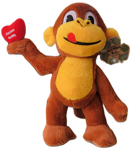 Standing Monkey with Apple