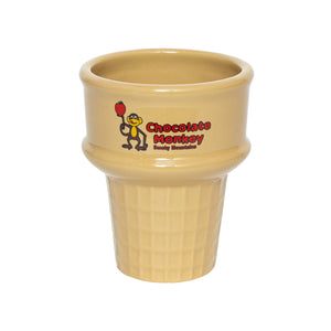 Ceramic Ice Cream Cone Cup