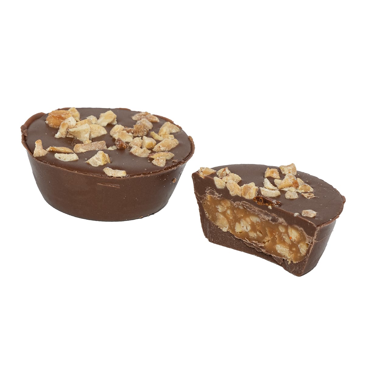 Milk Chocolate with Caramel and Peanuts Cup